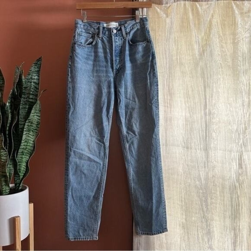 Denim Forum Aritzia The BF High Rise Loose 28L Jeans Boyfriend‎ Denim Size 25